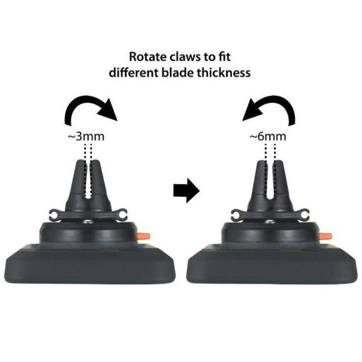 TIGRA Mountcase FIT-CLIC NEO car mount (ventilation grid)