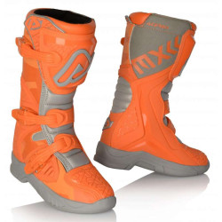 Acerbis X-TEAM KID MOTORCYCLE CROSS BOOTS ORANGE/GREY