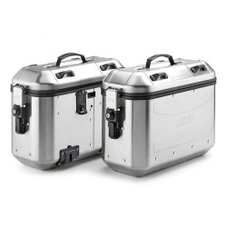 Valises latérales Givi Monokey DOLOMITI Trekker  Alu 2x36L