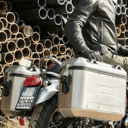 Valises latérales Givi Monokey DOLOMITI Trekker  Alu 2x36L 2