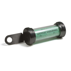 Chaft cylindrical insurance sticker holder