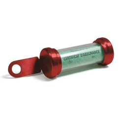 Support vignette d'assurance Chaft cylindrique 2
