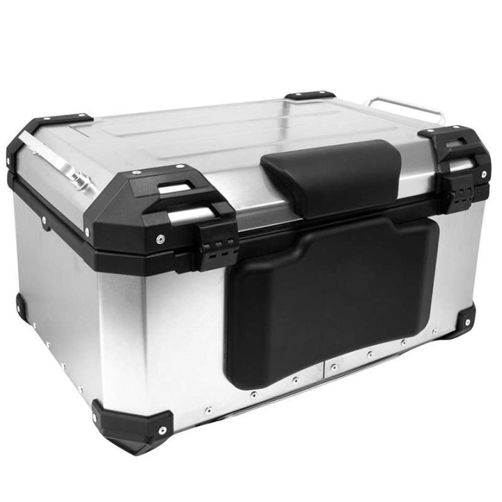 Top case moto alu Silver X-PLOR 55L