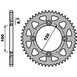 Steel crown PBR 50 teeth not 420 type 4453 Beta RR50