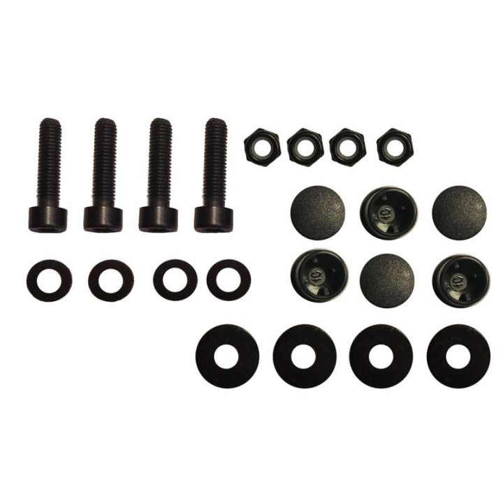 kit visserie anodisée (8 pièces) - Noir