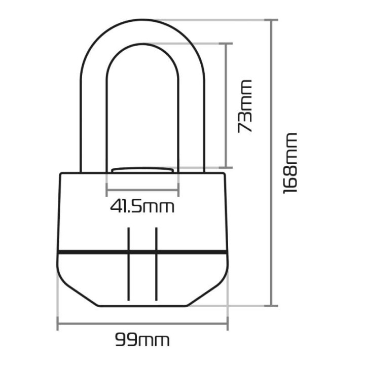 Motorcycle anti-theft device SRA Mini U Oxford BOSS ALARM