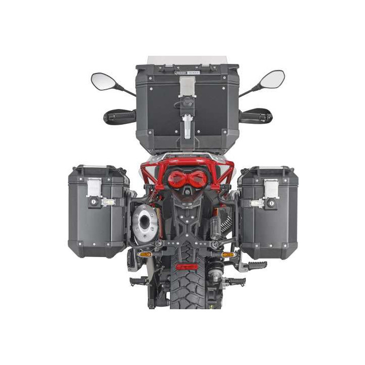 Support valises Givi MONOKEY CAM-SIDE PLOR8203CAM Moto Guzzi V85 TT 2019-2023