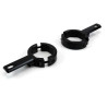 Kit for mounting DENALI lights on standard 39-49mm fork tubes (Black)