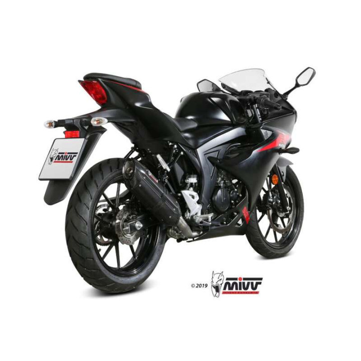 Ligne complète Mivv SUONO Inox noir (S.055.L9) Suzuki GSX-R/S 125