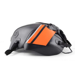Bagster black/deco orange tank mat (1591I) Moto Guzzi V7