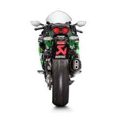 Akrapovic Carbon approved muffler Kawasaki H2 SX 18-. 2