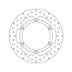 Disque de frein avant Brembo Série Oro 68B407E7 Honda SW-T 400 09- et SW-T 600 11-