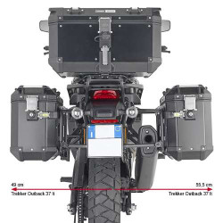 Support valises Givi MONOKEY CAM-SIDE PLO8400CAM Harley-Davidson Pan America 1250 2021-2022 2