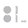 Plaquettes de frein organique BREMBO 07SU0125