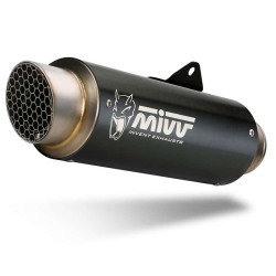 Mivv GP PRO approved muffler Inox black (H.075.LXBP) Honda CB500F 19-