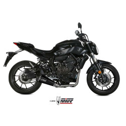 Ligne complète Mivv DELTA RACE Inox noir (Y.044.LDRB) Yamaha MT-07 2