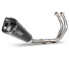 Complete line Mivv DELTA RACE Stainless steel black (Y.044.LDRB) Yamaha MT-07