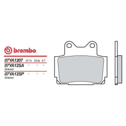 Plaquettes de frein sinter Brembo 07YA12SP
