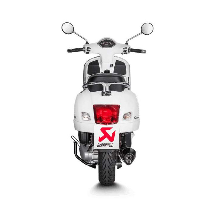 Akrapovic Inox-approved muffler Vespa GTS 125