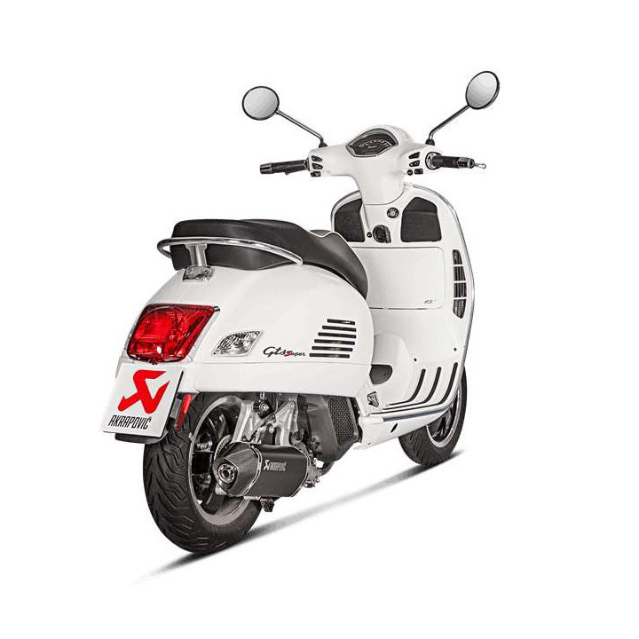 Akrapovic Inox-approved muffler Vespa GTS 125