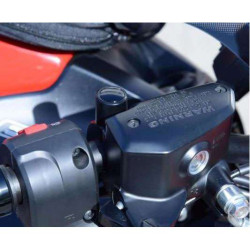 Bouchons obturateurs fixation de rétroviseurs M10 (noir brillant) 2