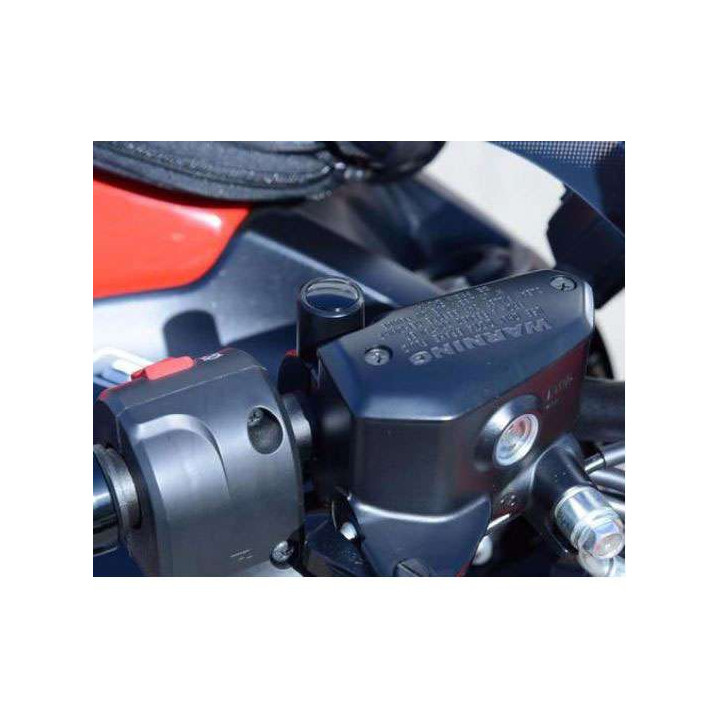 Bouchons obturateurs fixation de rétroviseurs M10 (noir brillant)