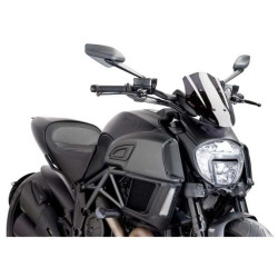 Puig NEW GENERATION SPORT REGLABLE windshield (7592) Ducati DIAVEL 2