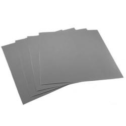 Sticker vinyle fumé noir pour phare moto (25x25cm) 2