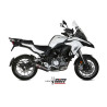 Silencieux homologué Mivv OVAL Carbone (E.003.L3C) Benelli TRK 502