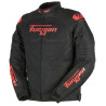 Blouson moto d'été Furygan ATOM VENTED EVO Noir/Rouge