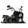 Puig MIRAGE TOURING half fairing Black Gloss (21332) HARLEY DAVIDSON SOFTAIL STREET BOB 21-