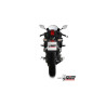 Ligne complète Mivv X-M1 Inox noir (Y.067.LC4B) Yamaha YZF-R125/MT-125