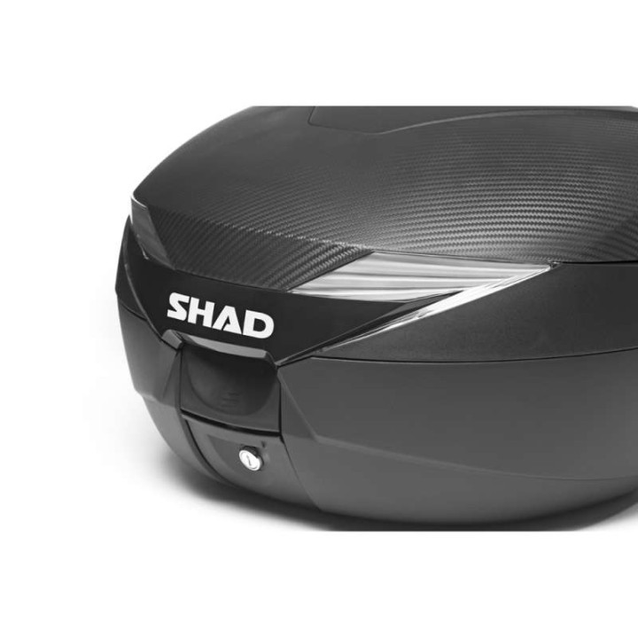 Top Case moto Shad SH39 capot carbone