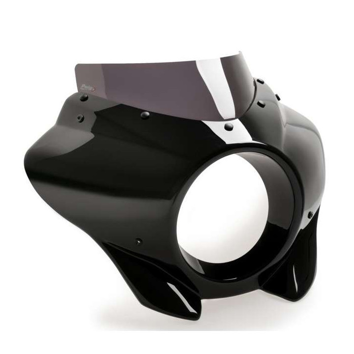 Semi-carénage Puig MIRAGE SPORT Noir Brillant (21460) HONDA CMX 1100 REBEL