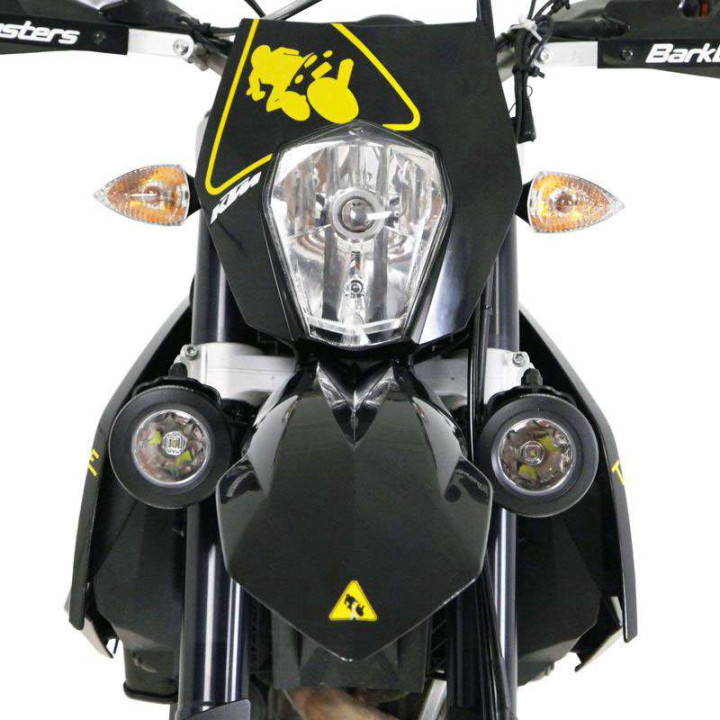 Kit for mounting DENALI lights on inverted fork tubes 50-60mm