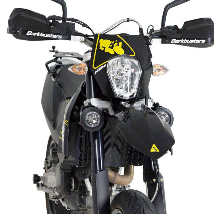 Kit for mounting DENALI lights on inverted fork tubes 50-60mm