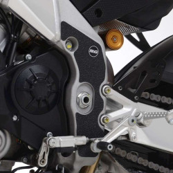 R&amp-G adhesive frame protectors (EZBG004BL) Aprilia RSV4/Tuono V4
