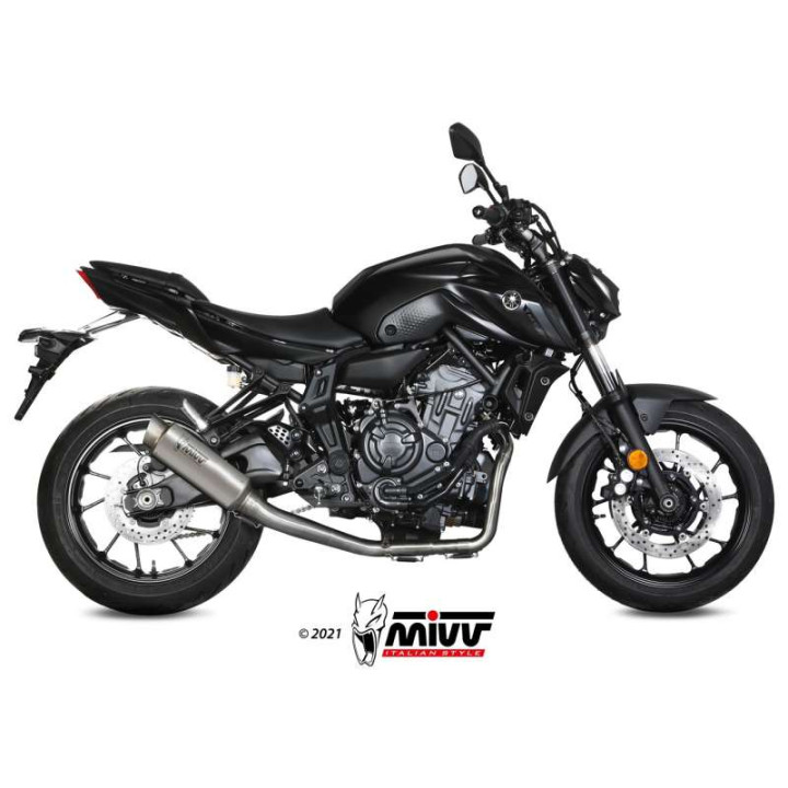 Ligne complète Mivv GP PRO Titane (Y.065.L6P) MT-07 21-