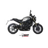 Mivv X-M1 approved muffler, black stainless steel (E.008.LC4B) Benelli Leoncino 800