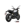 Mivv X-M1 approved muffler, black stainless steel (E.008.LC4B) Benelli Leoncino 800