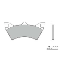 Plaquettes de frein sinter racing BREMBO 07PO05SX