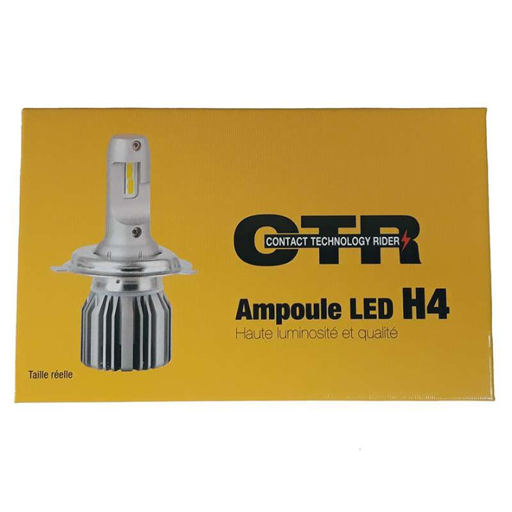 H4 LED headlight bulb 12V 30W/3600lm P43T