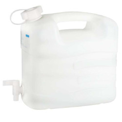 Jerrican alimentaire polyéthylène blanc Pressol 10 litres