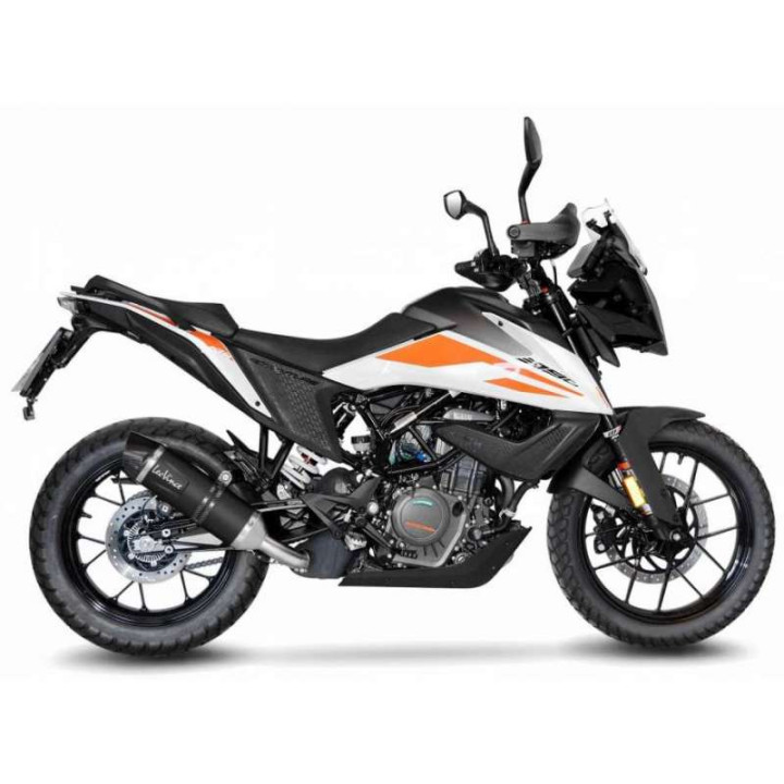 Approved muffler LeoVince LV ONE EVO Black (14346EB) KTM 390 ADVENTURE