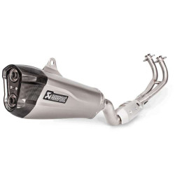Ligne complète homologué Akrapovic RACING Titane Yamaha T-MAX 17-