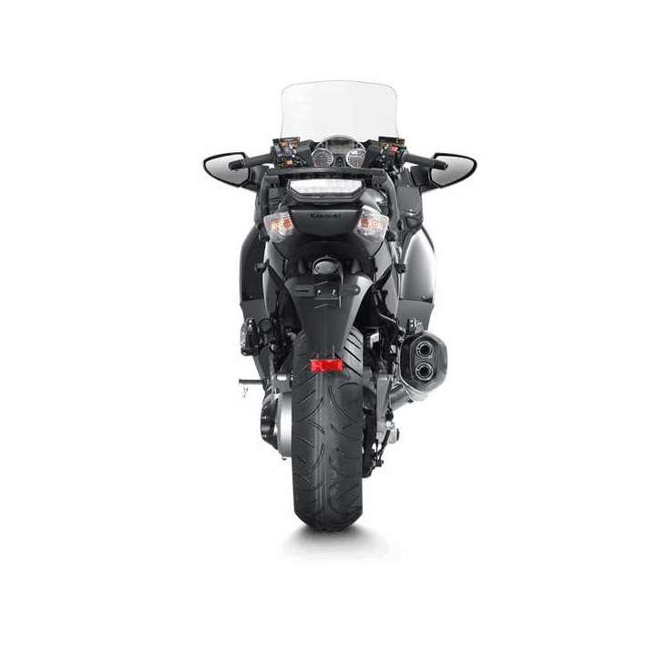 Silencieux homologué Akrapovic Titane/Carbone Kawasaki GTR1400