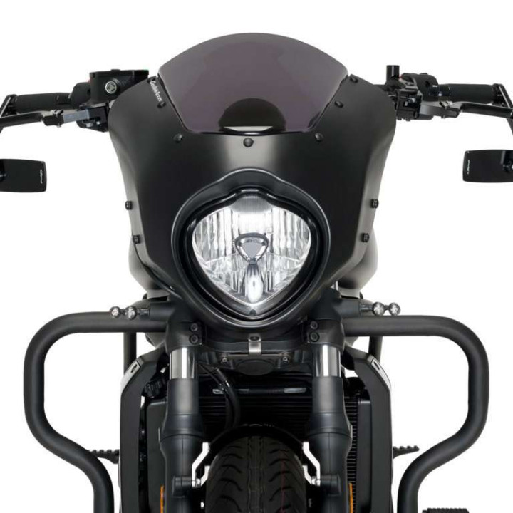 Semi-carénage DARK NIGHT Noir mat (21108) Kawasaki VULCAN S