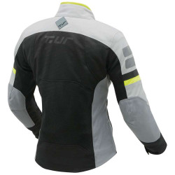 Veste moto femme T.UR ETNA HYDROSCUD LADY Black/Ice 2
