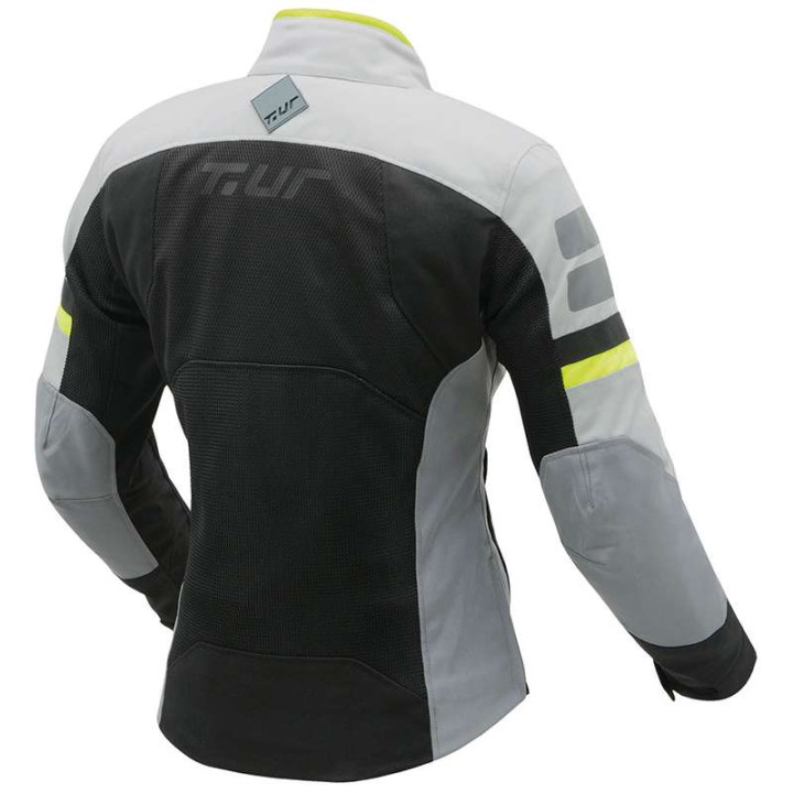 Women's motorcycle jacket T.UR ETNA HYDROSCUD LADY Black/Ice
