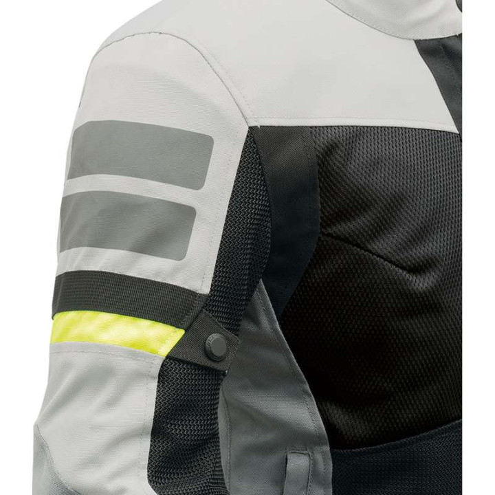 Women's motorcycle jacket T.UR ETNA HYDROSCUD LADY Black/Ice
